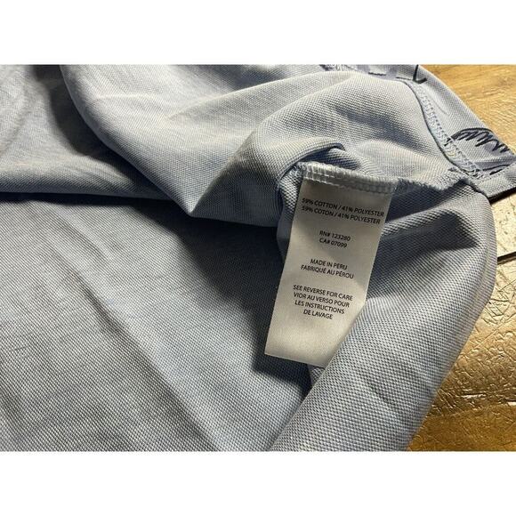 Travis Mathew Men's Hawaiian Print Polo Shirt Short Sleeve XXL Blue Pineapple - Picture 7 of 9